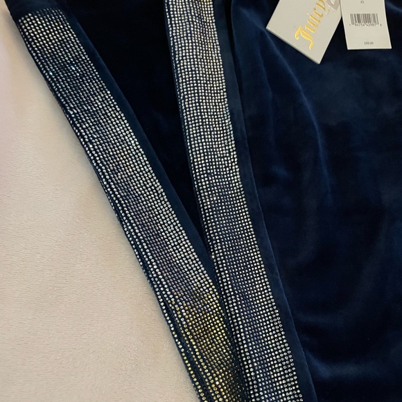 Rhinestone Juicy Couture Velour Pants - Picture 3 of 4